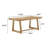 Linzy Pine Solid Wood Dining Table-415220511-413159056
