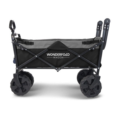 Wonderfold Pull And Push Collapsible Folding Utility Wagon With All-Terrain Tire