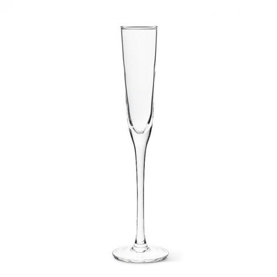 Flûte élancée en verre à boire