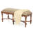 Cotton Upholstered Bench