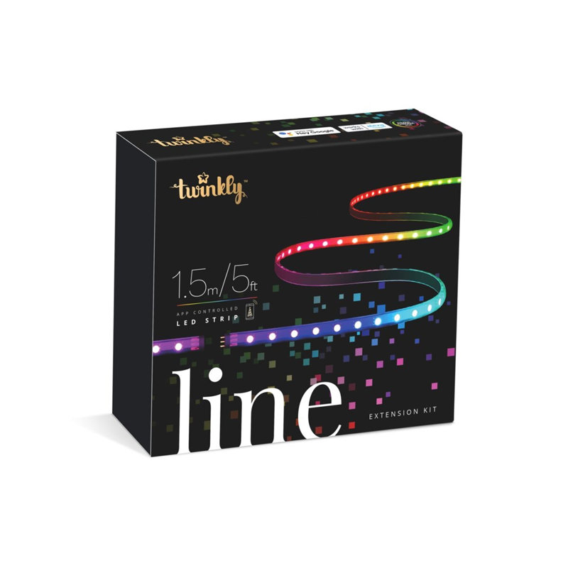 Plug-in String Lights String Light, Black