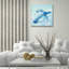 Breakwater Bay «Blue Mama» par Phyllis Adams, art mural en verre acrylique, 12 po x 12 po-763230378