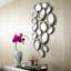 Ovate Reflections Flat Metal Mirror