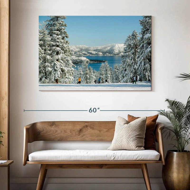 Siroe Winter Tahoe Skiing, H 32 po x l 48 po