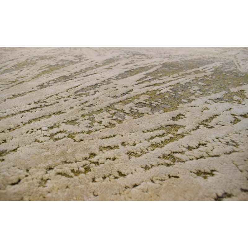 One-of-a-Kind 8' X 10' New Age Silk Area Rug in