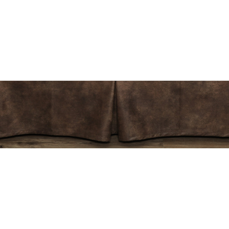 Wooded River Hudson Garnet Bedskirt - King, King