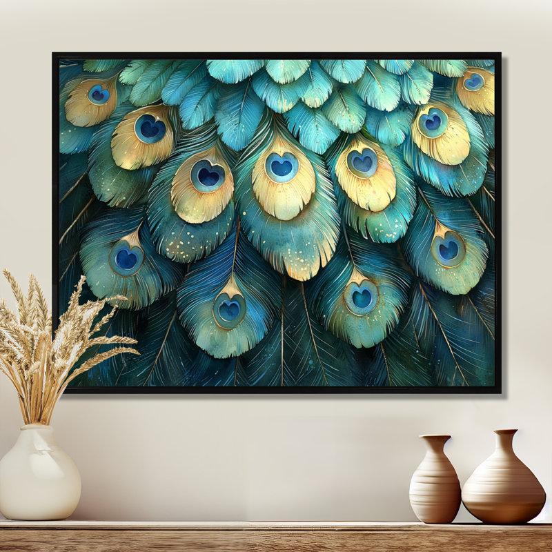 Grinstead - Animals Large Wall Art, 30" H x 40" W, Black, Floater Framed