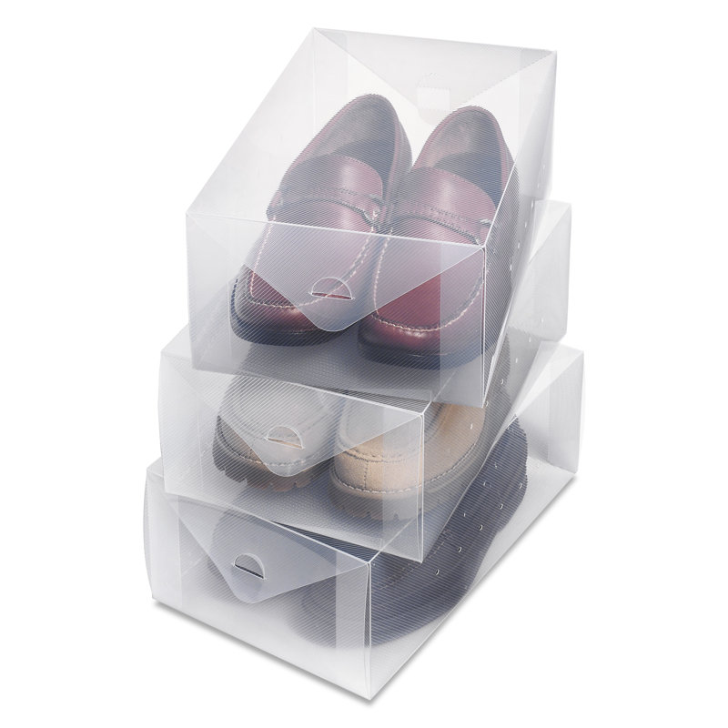 CLEAR VUE MENS SHOE BOXES S/3