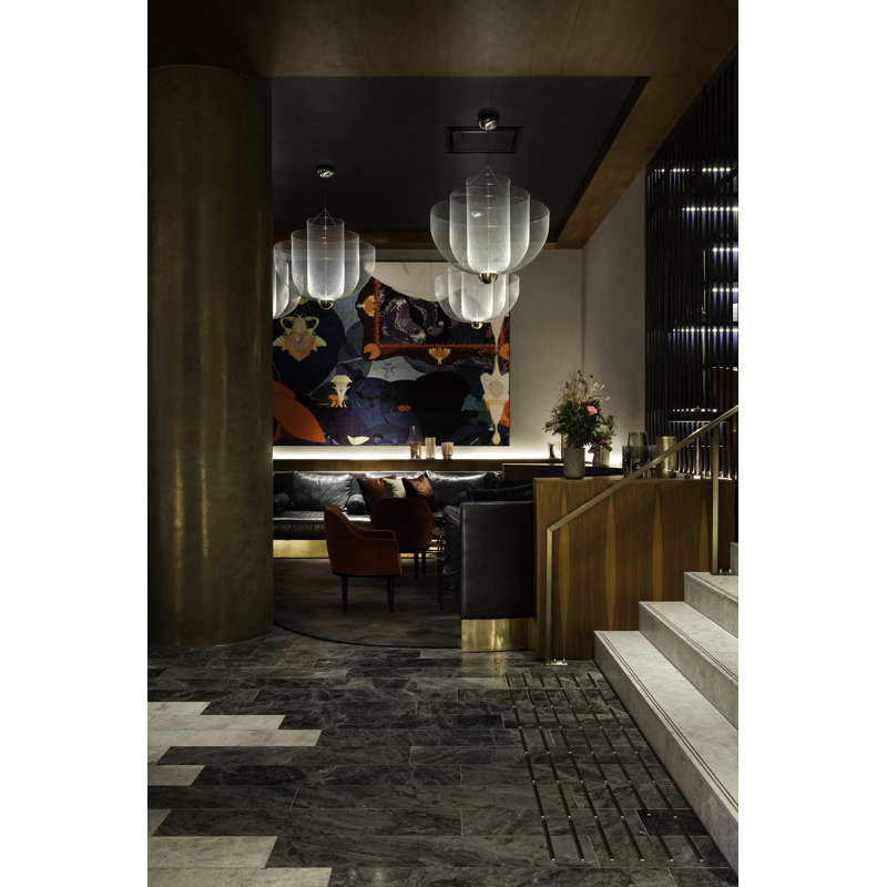 Meshmatics 1 - Light LED Chandelier, Large