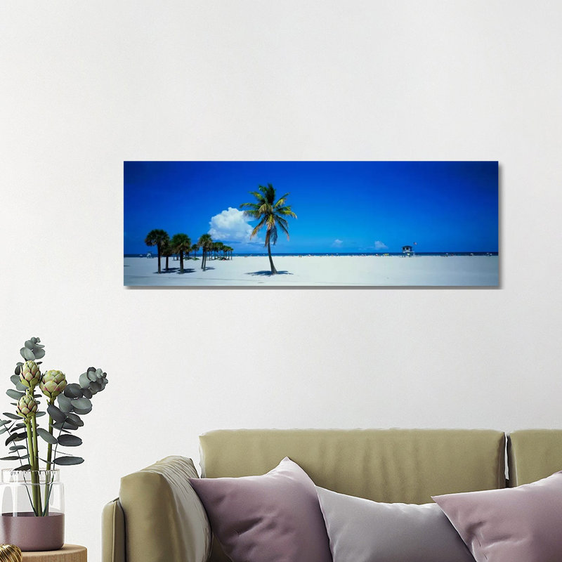 Miami FL USA - Wrapped Canvas Panoramic Print, 121.92 cm H x 40.64 cm W x 1.91 cm D