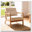 Fauteuil moderne, fauteuil d'appoint avec structure en bois massif-1280881562