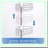 EasySlide Adjustable Height Shower Caddy with Rust-Resistant Shelves and Towel Bars