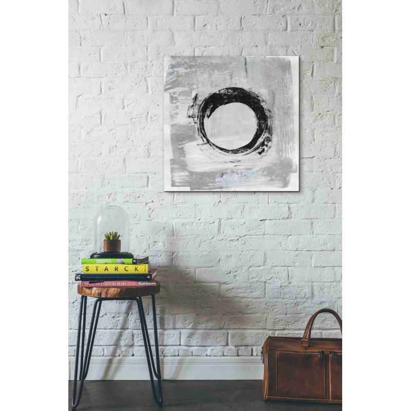 «Zen Circle I Crop» par Melissa Averinos, art mural sur toile, H 18 po x l 18 po x P 0,75 po