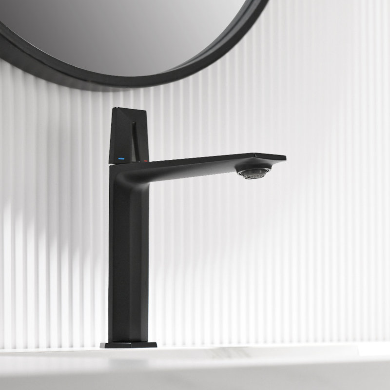 Vessel Sink Faucet Single-handle Bathroom Faucet, Matte Black