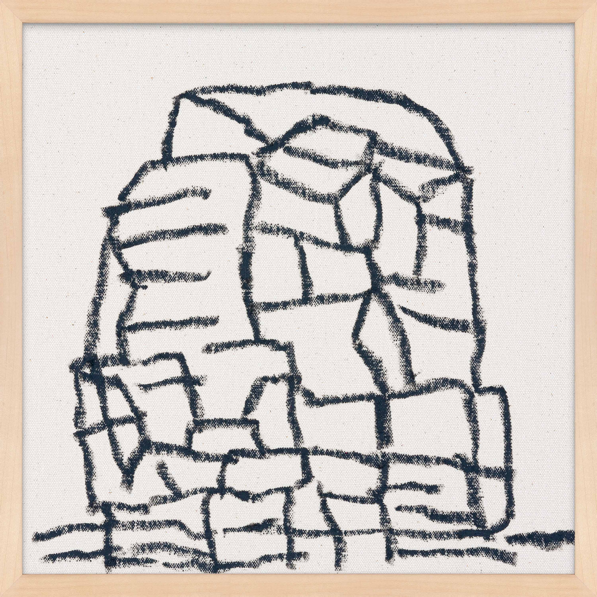 Outcropping by Stephanie Dennis, 30" H x 30" W  x 1.25" D, Maple