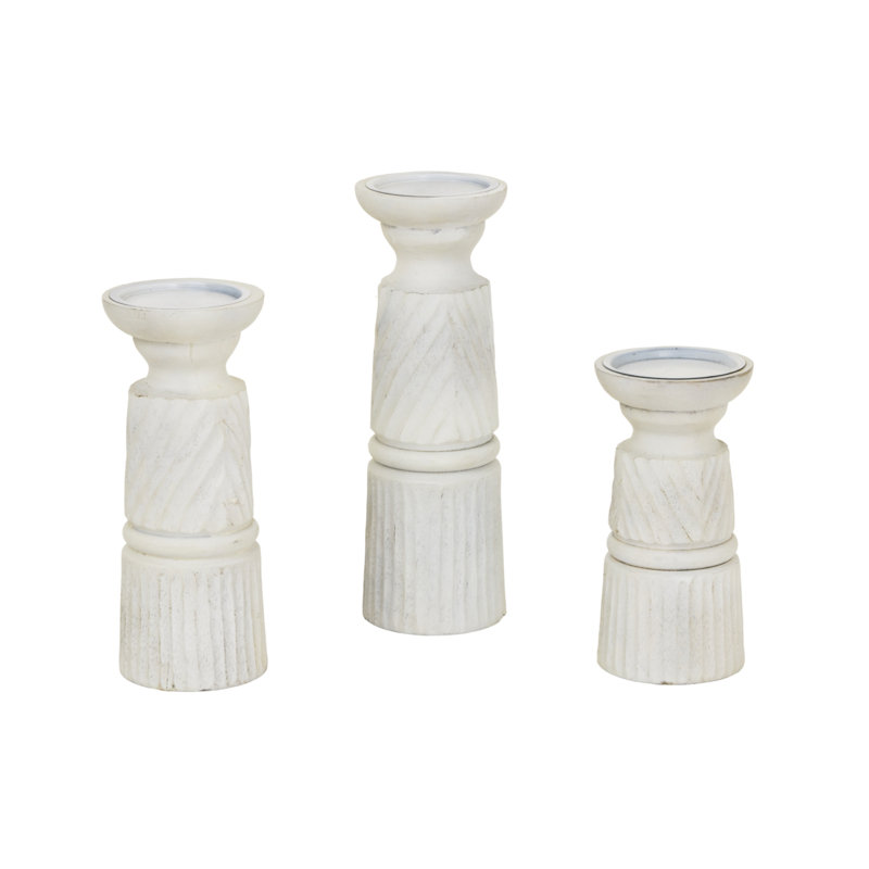 Andrian Wood Candle Accessories, 25cm H x 10cm W x 10cm D