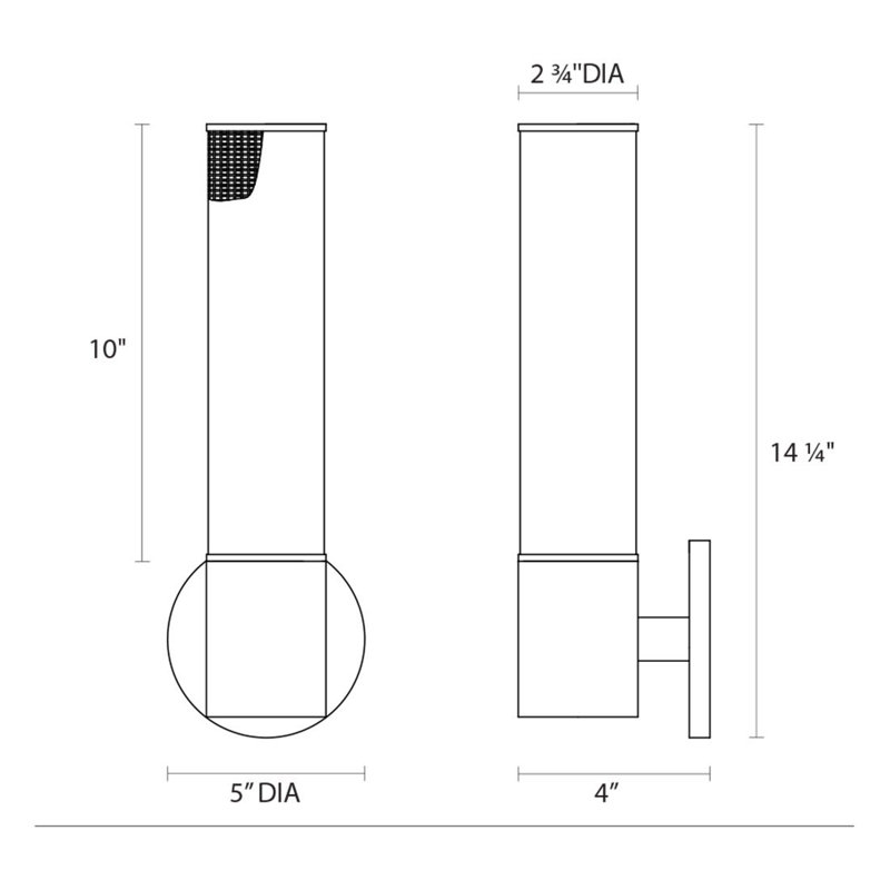 Urban Edge Flush Mounted Sconce