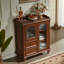 Buffet en bois de noyer massif-2071896651