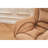 Velvet Fabric 360 Swivel Home Office Chair With Metal Base And Universal Wheels-1883015940