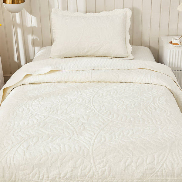 Allure Lifestyle Ivory Cotton Blanket King Size 1pc