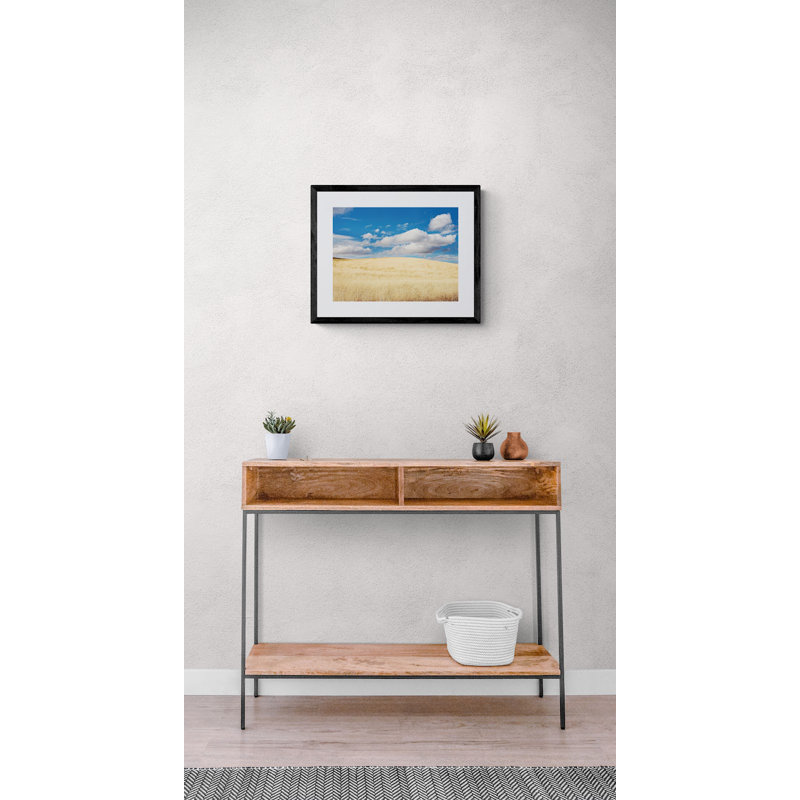 Palouse Autumn Field Print by Bruce Heinemann, Black Framed Canvas, 25" H x 33" W