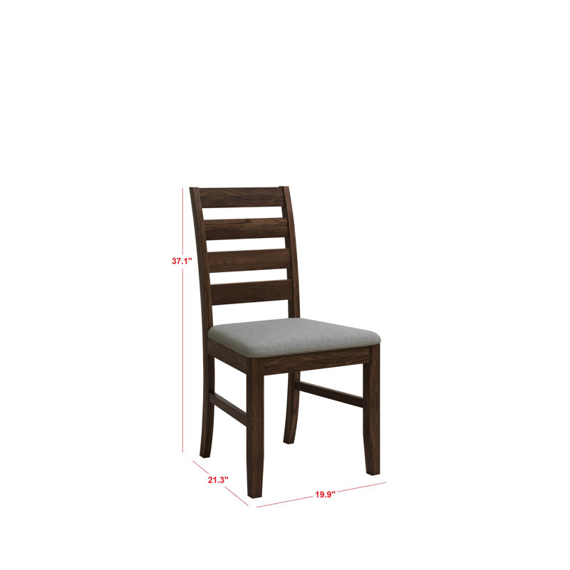 Chaise de salle à manger Ouray (ensemble de 4), Brun