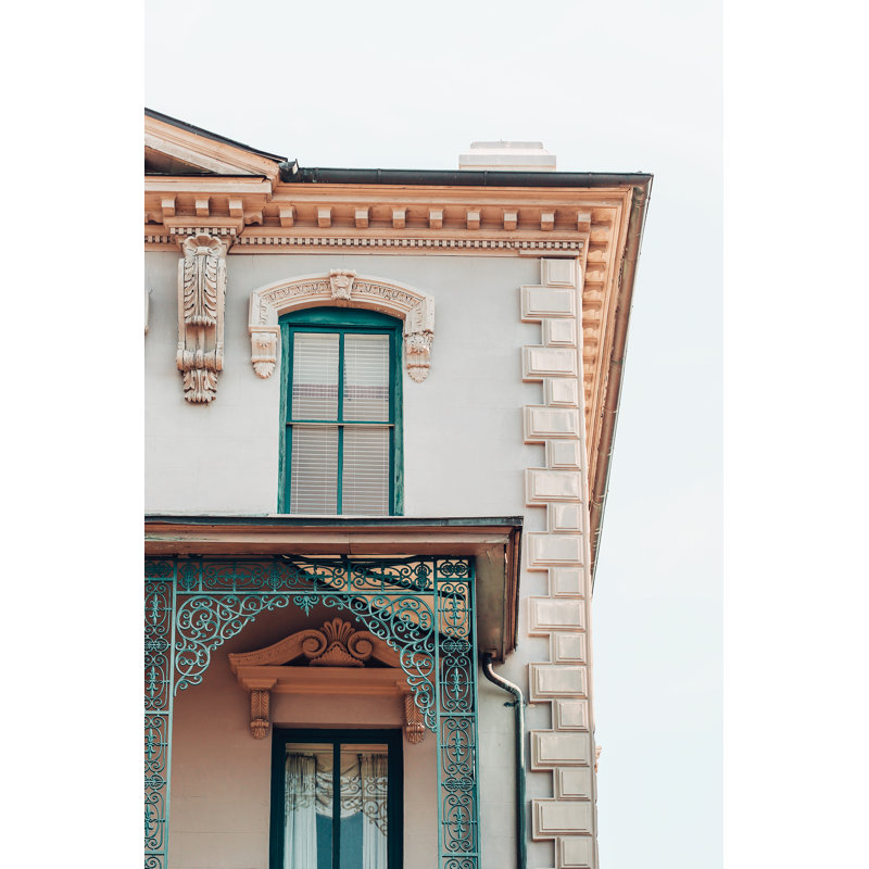 Façade Print by Alicia Bock, Image Brush Gel, 71" H x 47" W