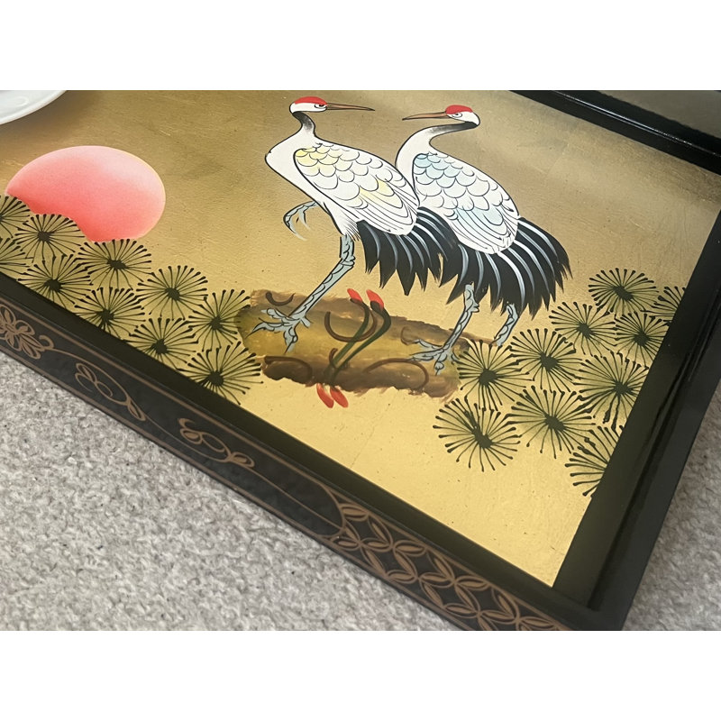 Filbert Gold Leaf Hand Painted Serving Tray