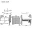 Deux réglables avec table basse - beige, pour la cour extérieure, la piscine et le balcon, acier galvanisé pour profiter d'un moment de détente tranquille-639302542