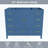 Bathroom Vanity Base Cabinet with Two Soft-Close Double Doors and Nine Smooth Drawers, Blue-135637737