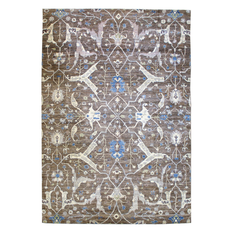 Arabesque One-of-a-Kind Rectangle 9'9" X 13'9" Area Rug