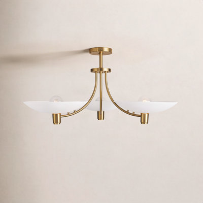 41" 3-Light Semi Flush Mount
