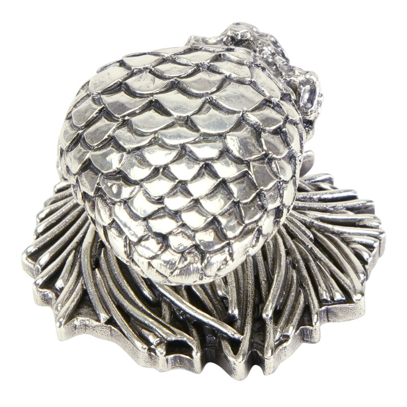 ARTS & CRAFT PINECONE KNOB, Silver