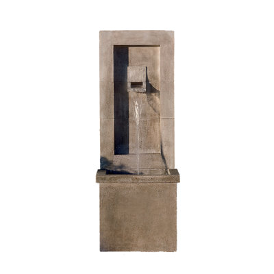 Moderne Column Fountain with Light