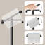 Porte-papier hygiénique sur pied, style vintage, en acier inoxydable 304, compatible avec les rouleaux standard et méga, (noir)