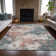 Machine Washable Indoor/Outdoor Xhevrie Coral Rug