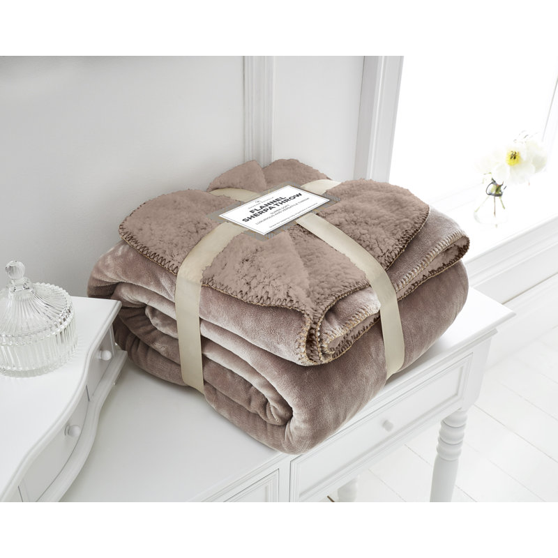 Throw Blanket, Mink, W200 x L240cm