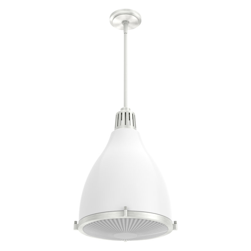 Bluff View 3 - Light Dome Pendant, Medium, Fresh White, 3 Lights