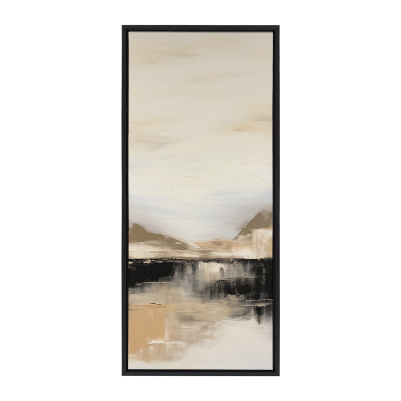 Abstract Landscape Framed Canvas Wall Art
