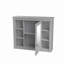 Armoire de rangement de salle de bain murale, armoire à pharmacie, armoire de salle de bain moderne avec miroir, armoire à miroir (meuble-lavabo non inclus)-114198227