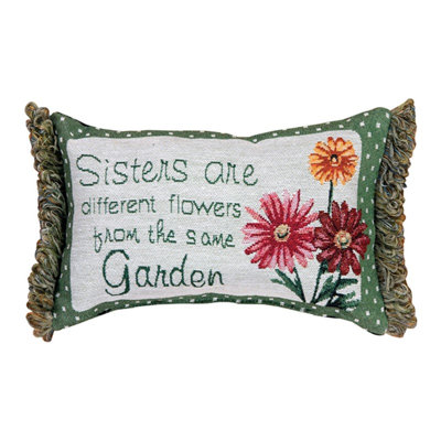 Coussin manuel rectangulaire imprimé en polyester 12,5 po x 8 po