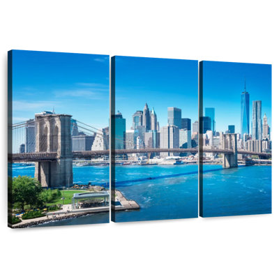 Lilie Blue Sky Manhattan Bridge