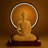 Ceramic Buddha Statue And LED Circle Table Lamp For Home Décor-1211898403