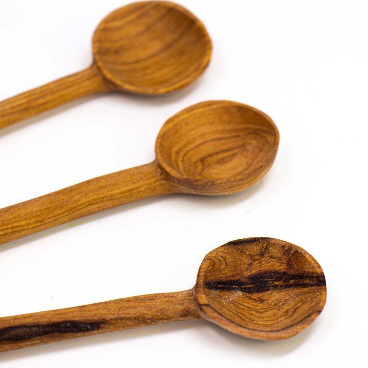 Wooden Ladle Spoon Set of 3