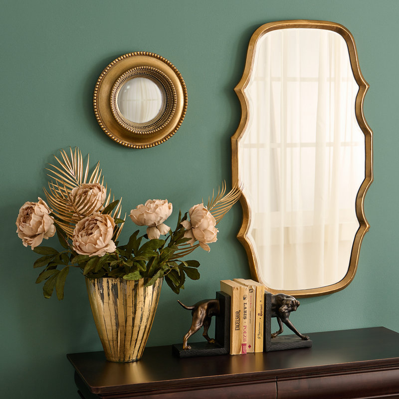 Aster Wood Convex Wall Mirror