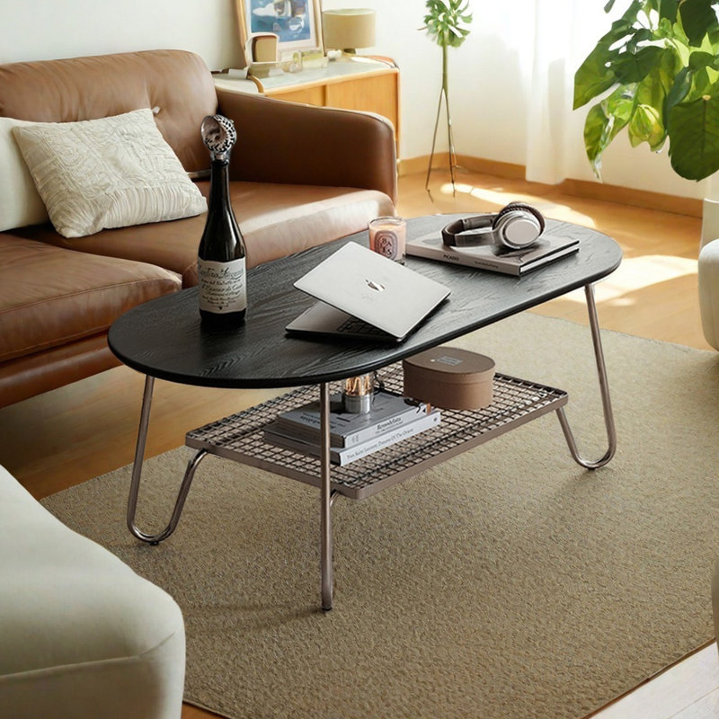 Table basse Retro, Noir, noir, noir, noir