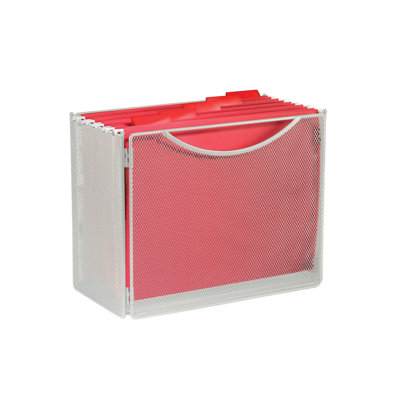 Onyx Mesh Desktop Box File, 6"D