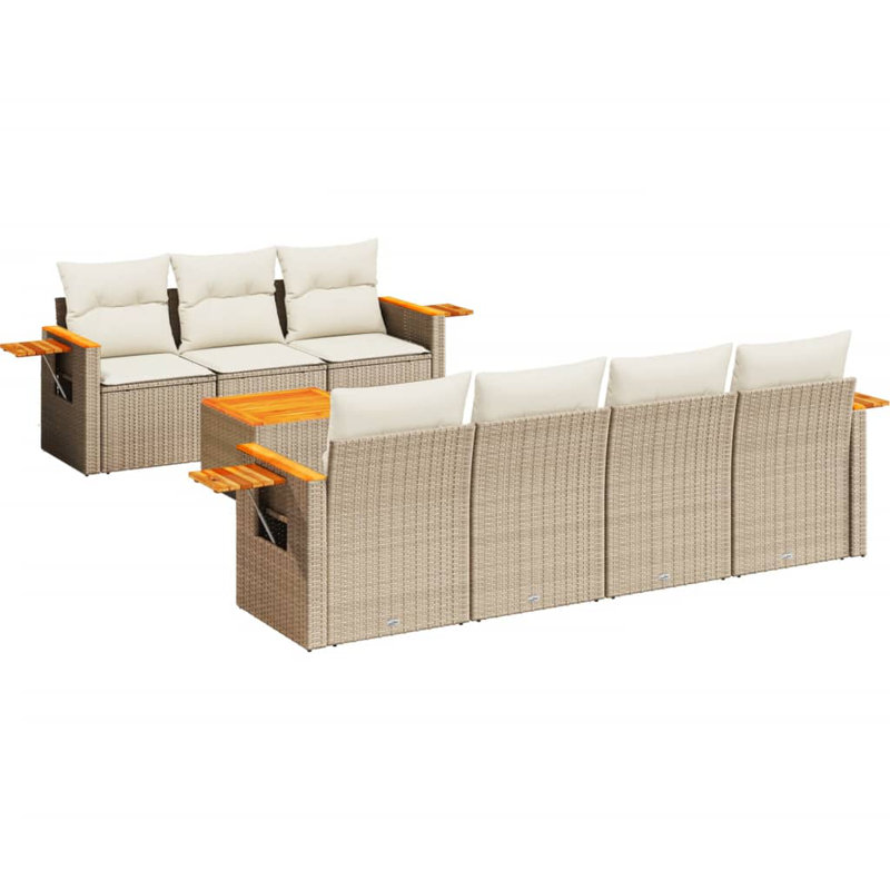  Garden Sofa Set Beige