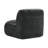 Armless Sofa Velvet- Black