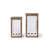 Solid Wood Top Nesting Tables End Table
